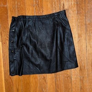 Leather Mini Skirt
